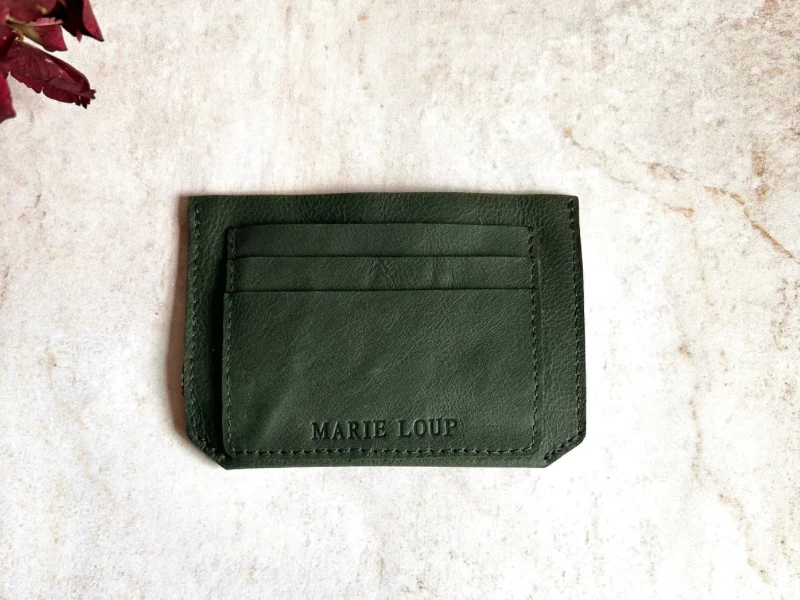 Porte-cartes en cuir