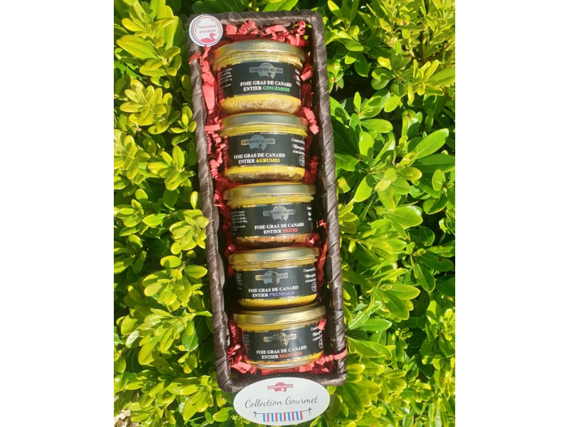Assortiment de foie gras gourmets