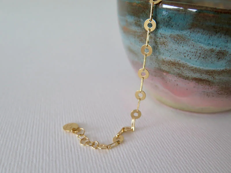 Bracelet chaine ajourée