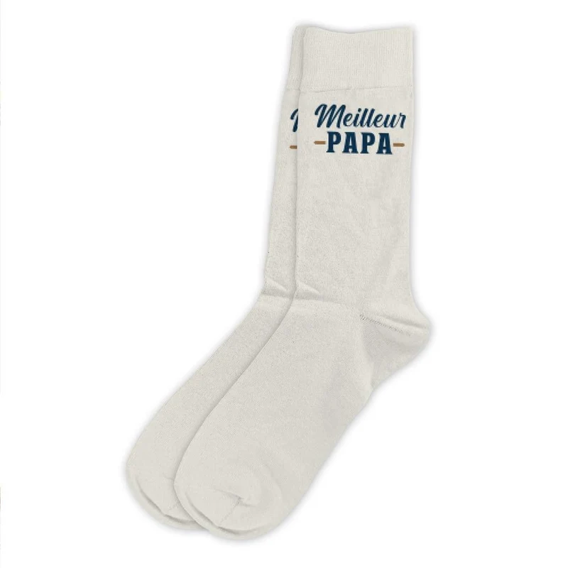 Chaussettes Meilleur papa / Taille unique : 39-45