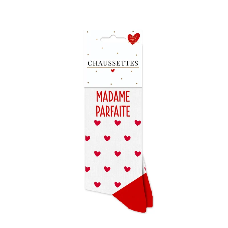 Chaussettes "Madame parfaite" / Taille unique : 36-42
