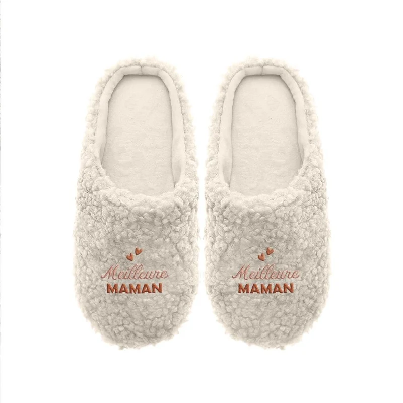 Pantoufles "Meilleure Maman"