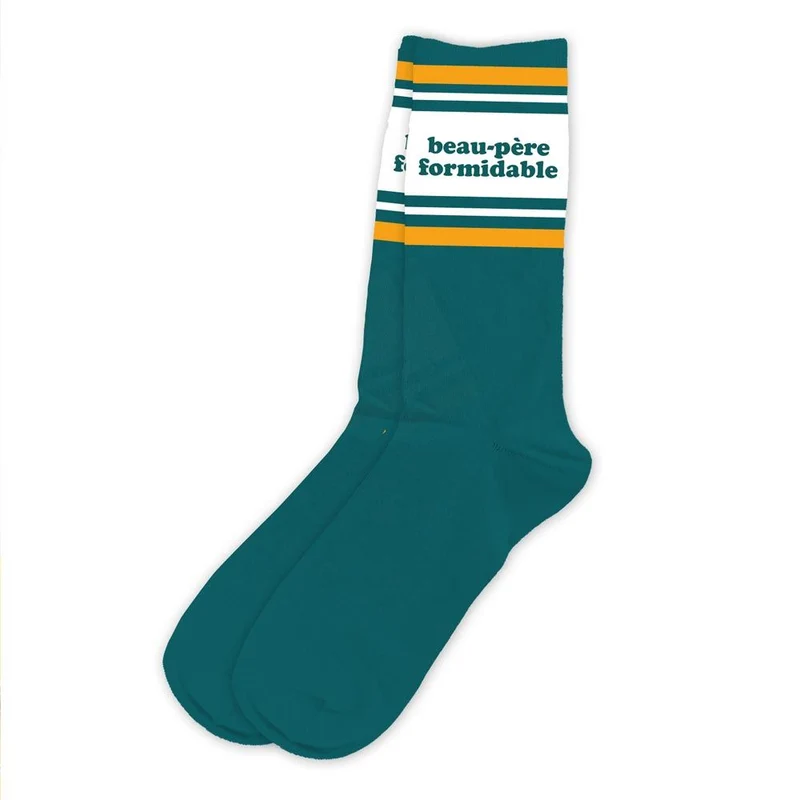 Chaussettes "Beau-père formidable" / Taille unique : 39-45
