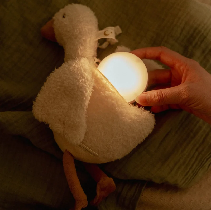 Peluche à bruits blancs Oie | Newborn Neutrals