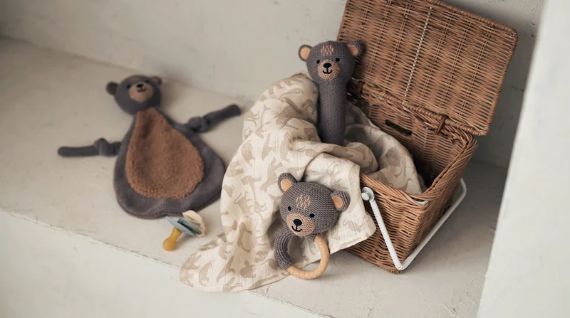 Hochet en tricot | Ours