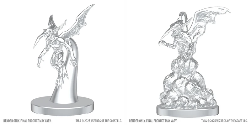 D&D MINIS : DND MINIATURES NON PEINTES WV28 ICE MEPHIT & DUST MEPHIT