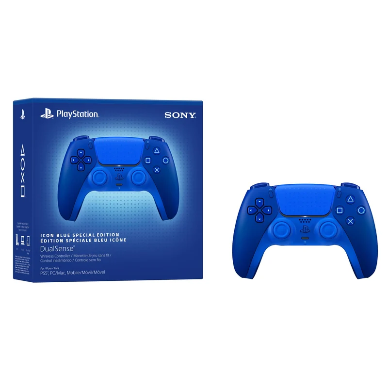 PS5 PlayStation 5 DualSense Wireless Controller Icon Blue Special Edition