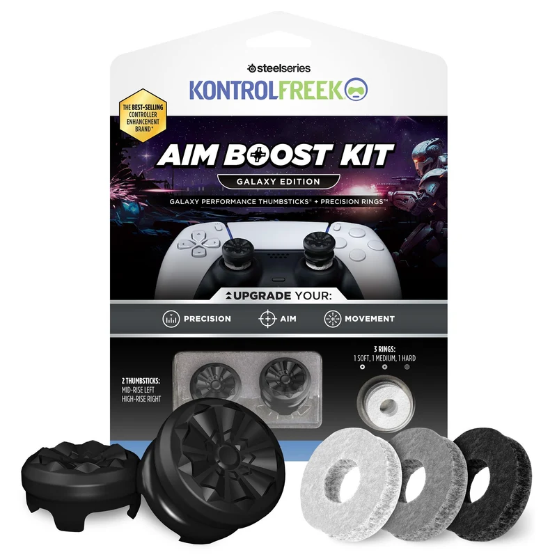 KontrolFreek Aim Boost Kit Galaxy Thumbsticks for Playstation