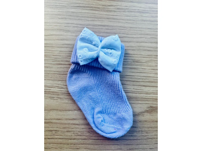 Box Automne : Paire de chaussette noeud pour bébé
