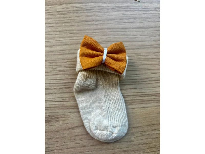 Box Printemps : Paire de chaussette noeud pour bébé