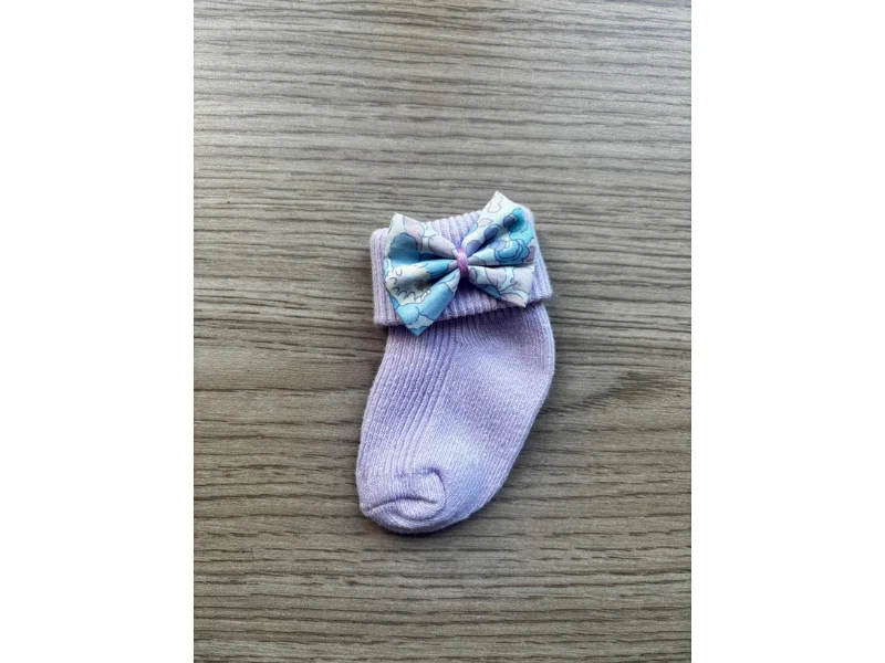 Box Printemps : Paire de chaussette noeud pour bébé