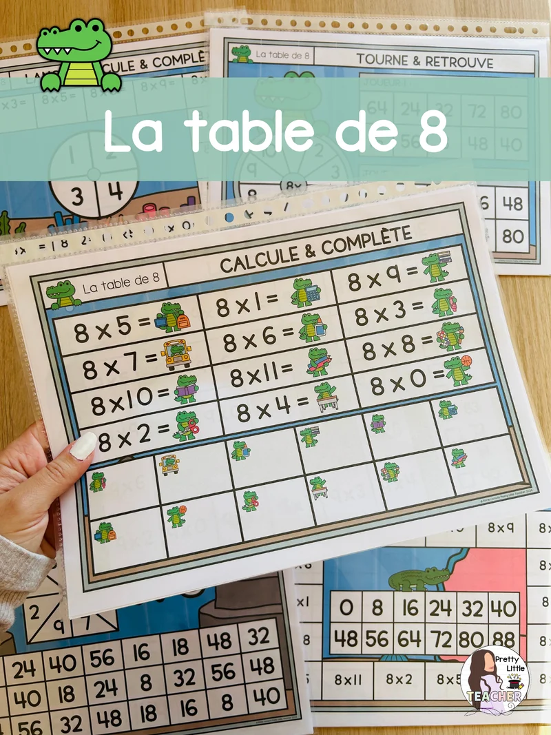 La table de 8