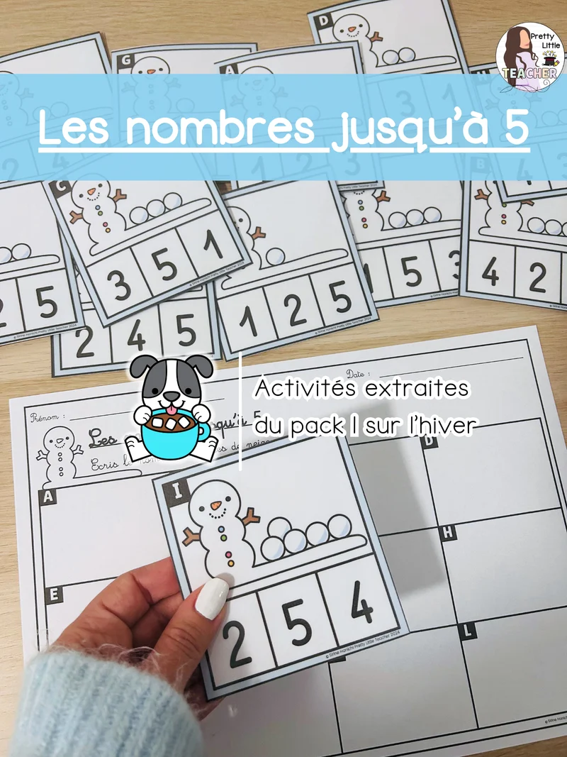 Compter jusqu'à 5 (3x)