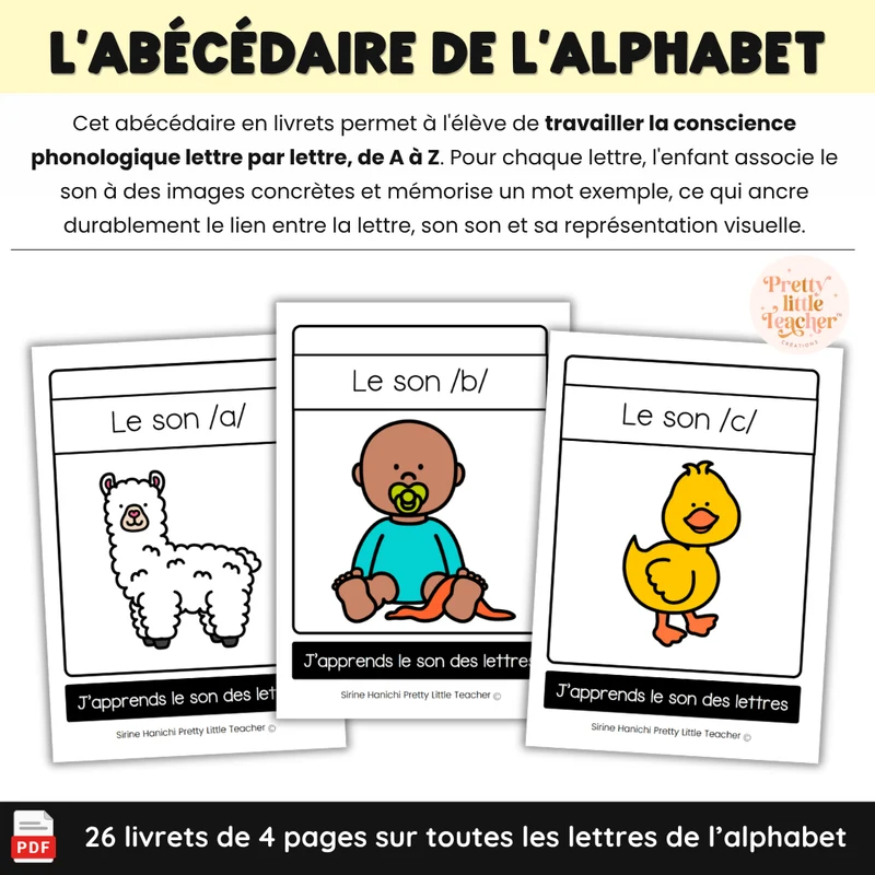 Abécédaire en livrets - Conscience phonologique