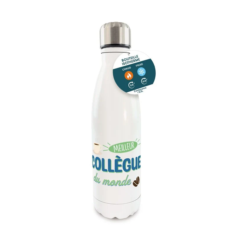 Gourde isotherme "Le meilleur collègue du monde"