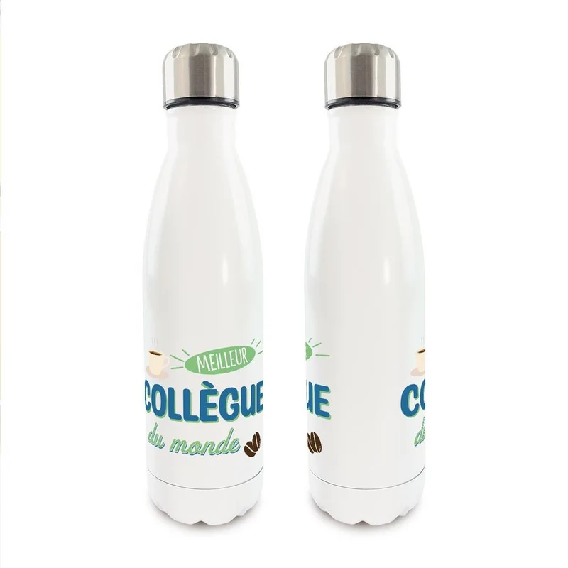 Gourde isotherme "Le meilleur collègue du monde"