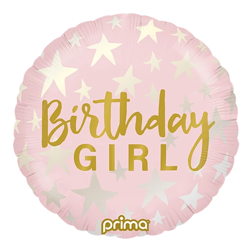 Ballon hélium "Birthday girl"