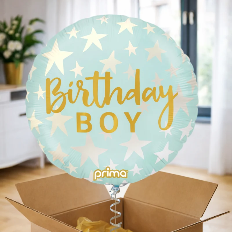 Ballon hélium "Birthday boy"
