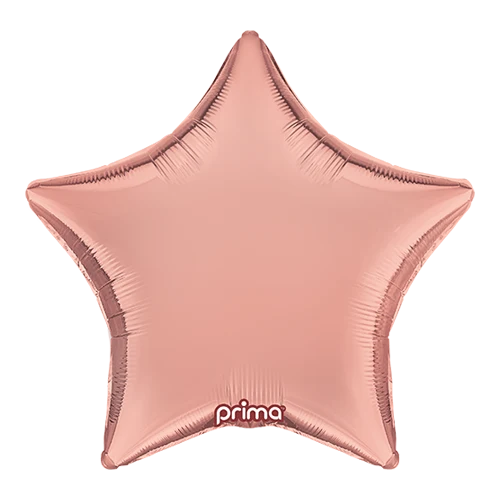 Ballon hélium étoile rose gold