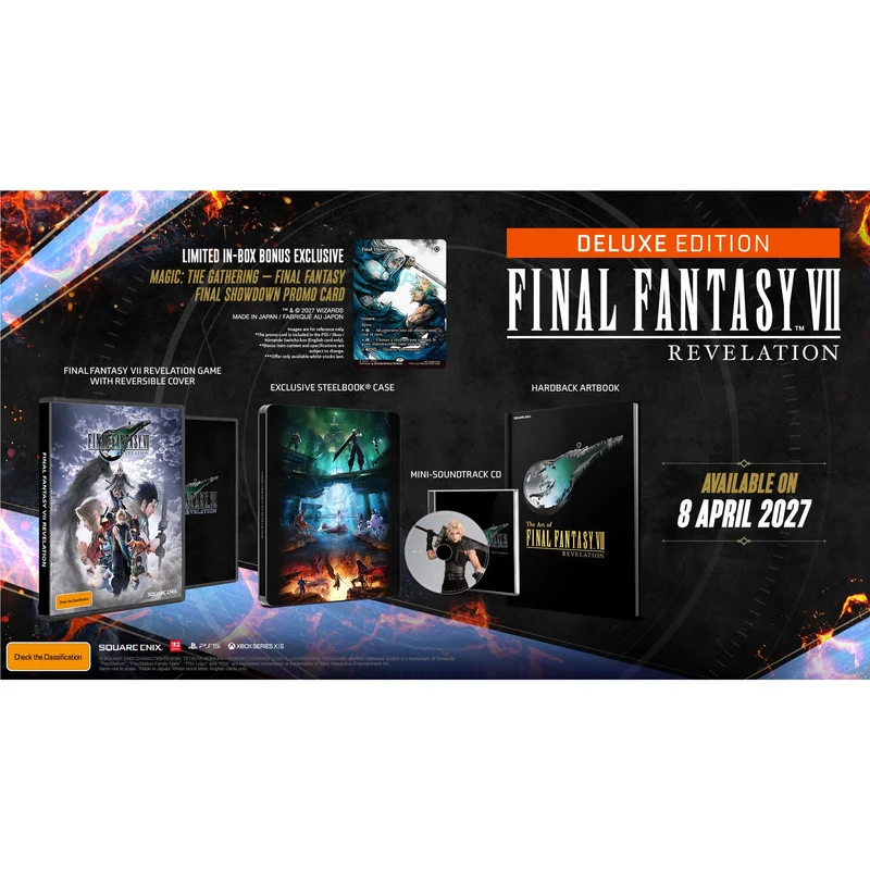 FINAL FANTASY VII REVELATION Deluxe (+ Exclusive Magic: The Gathering—FINAL FANTASY Promo Card)