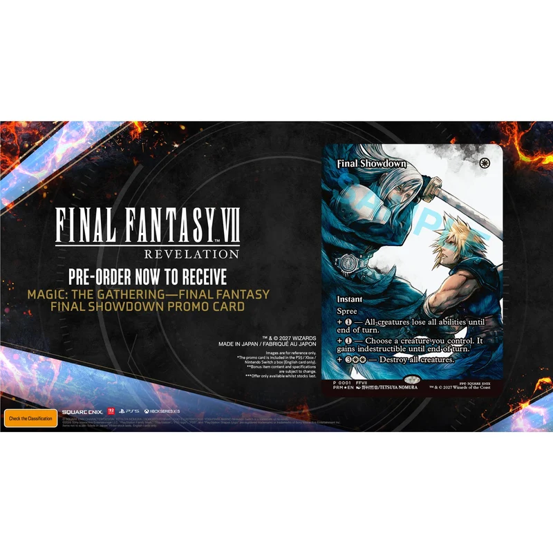 FINAL FANTASY VII REVELATION (+ Exclusive Magic: The Gathering—FINAL FANTASY Promo Card)