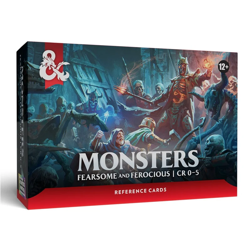 FICHE DE RÉFÉRENCE D&D : MONSTRES - REDOUTABLES ET FÉROCES [ÉDITION 2026]