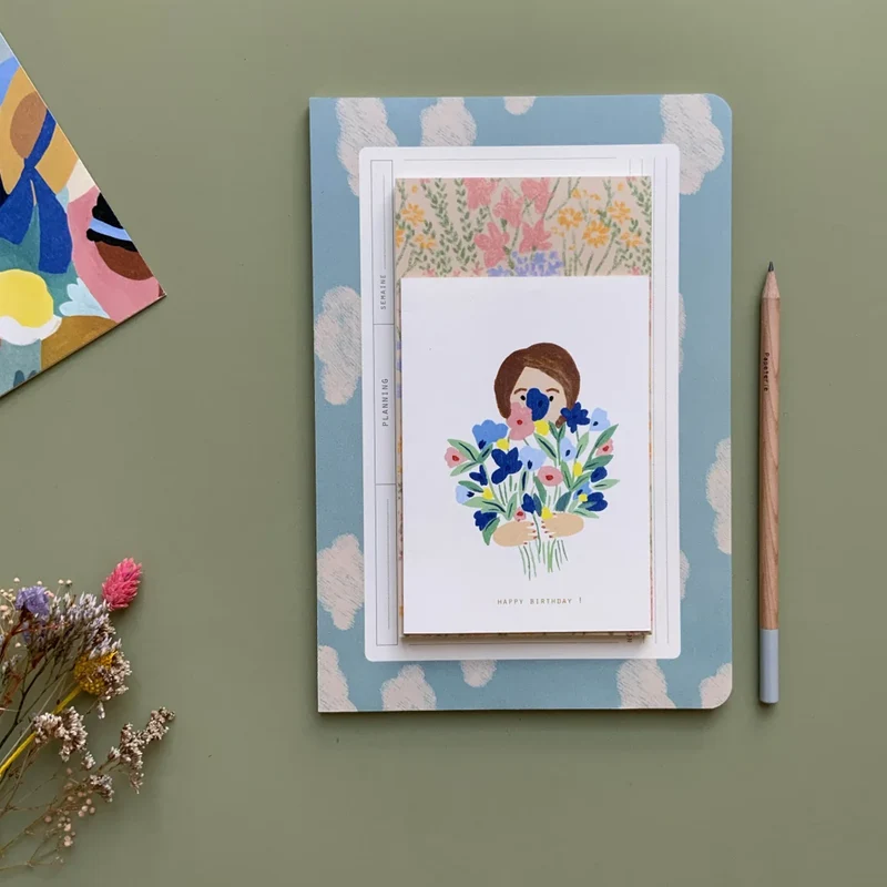 Carte Happy Flowers