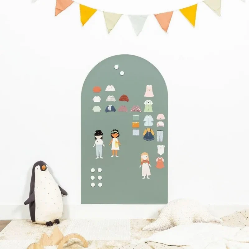 Aimants | Silhouettes à habiller fille