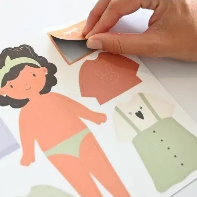 Aimants | Silhouettes à habiller fille