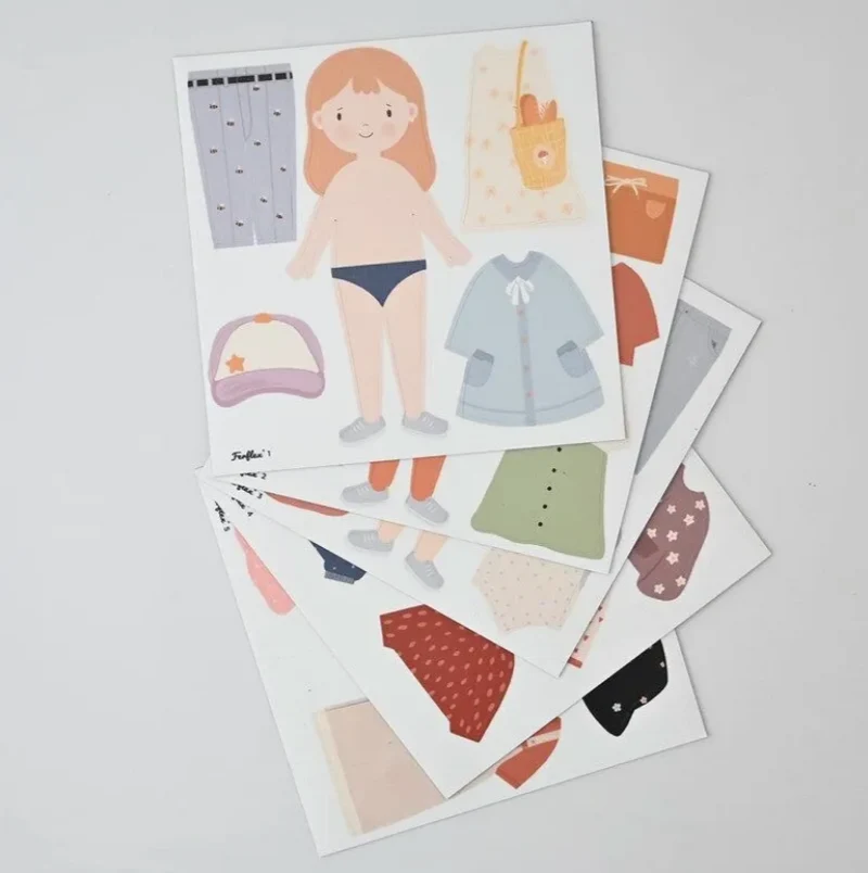 Aimants | Silhouettes à habiller fille