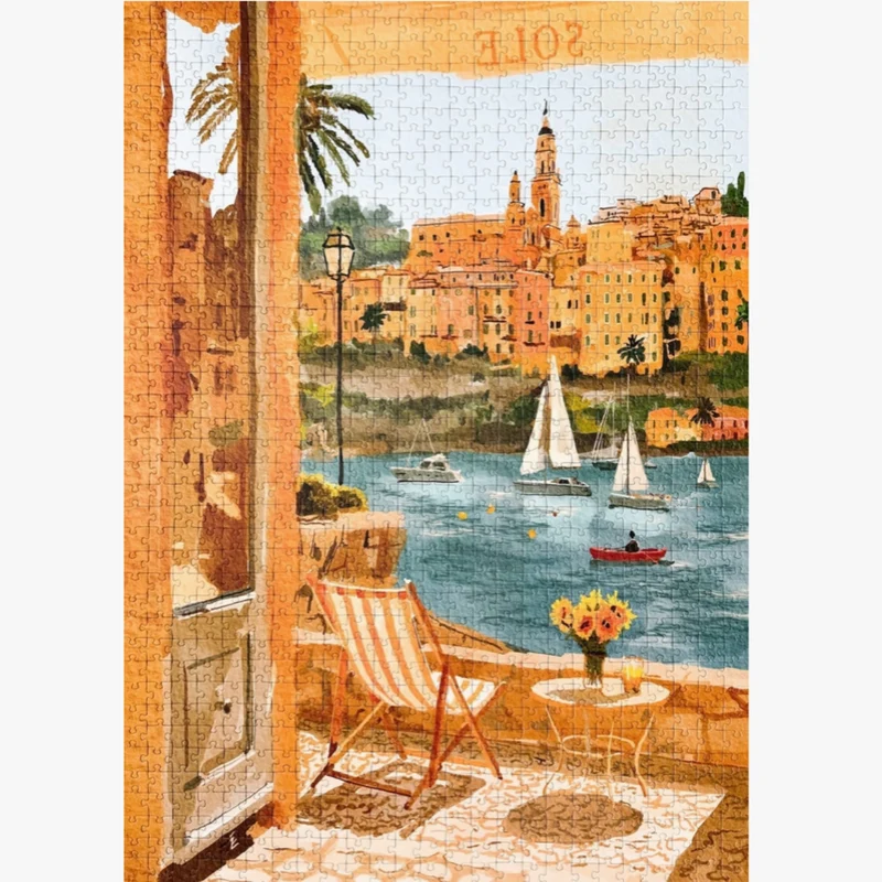 Puzzle Menton France - 1000 pièces