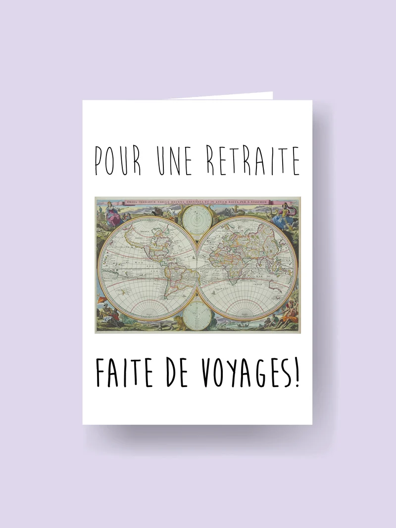 Carte géante : retraite