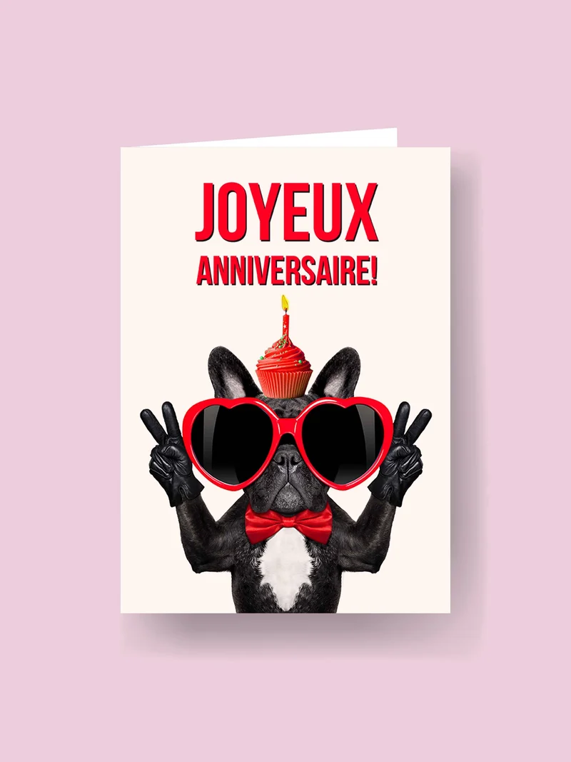 Carte géante : Joyeux anniversaire
