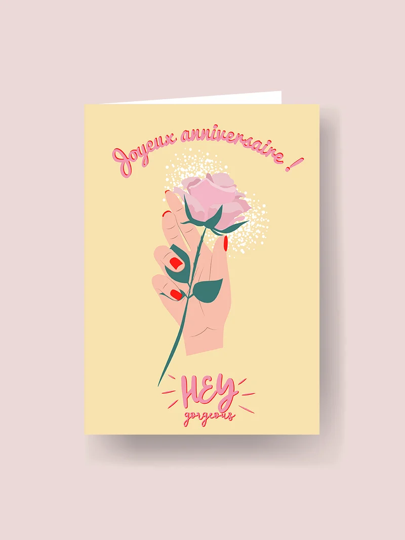 Carte géante : Joyeux anniversaire