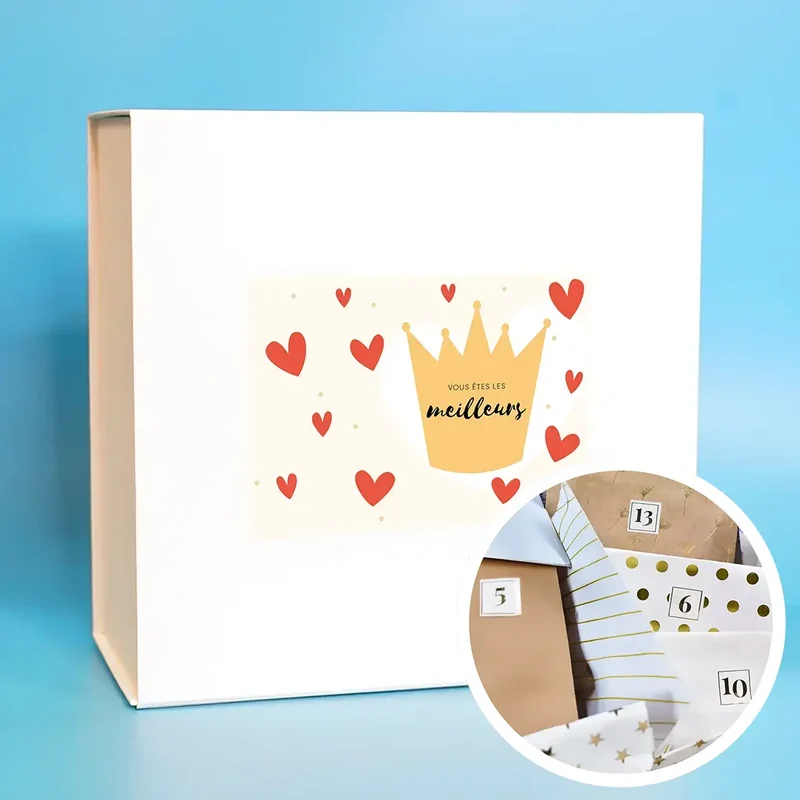 Box "Vous êtes les meilleurs" avec 1 cadeau par jour