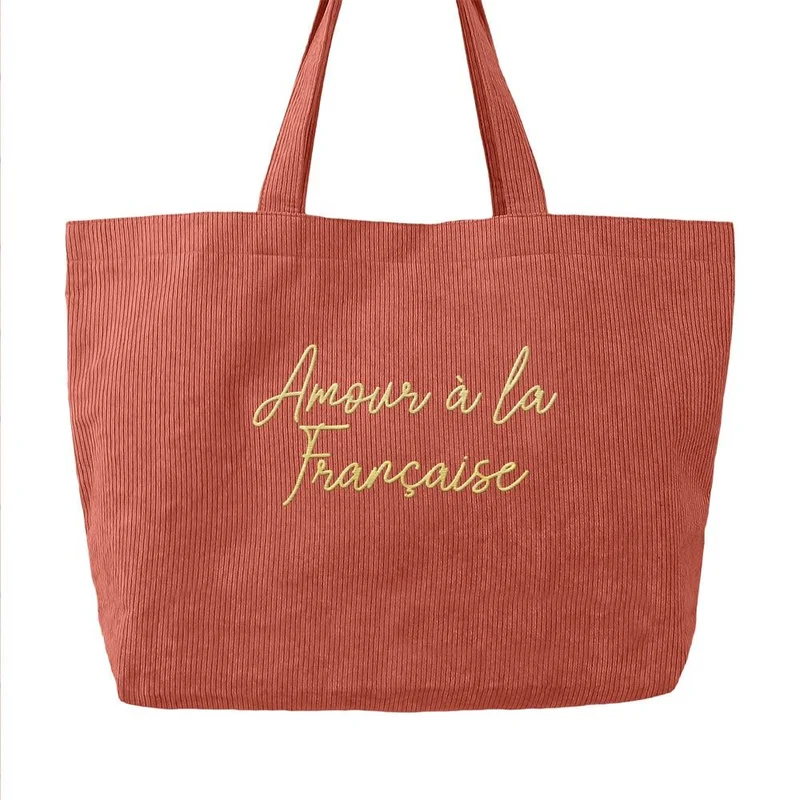 Sac en velours "Amour à la Française"