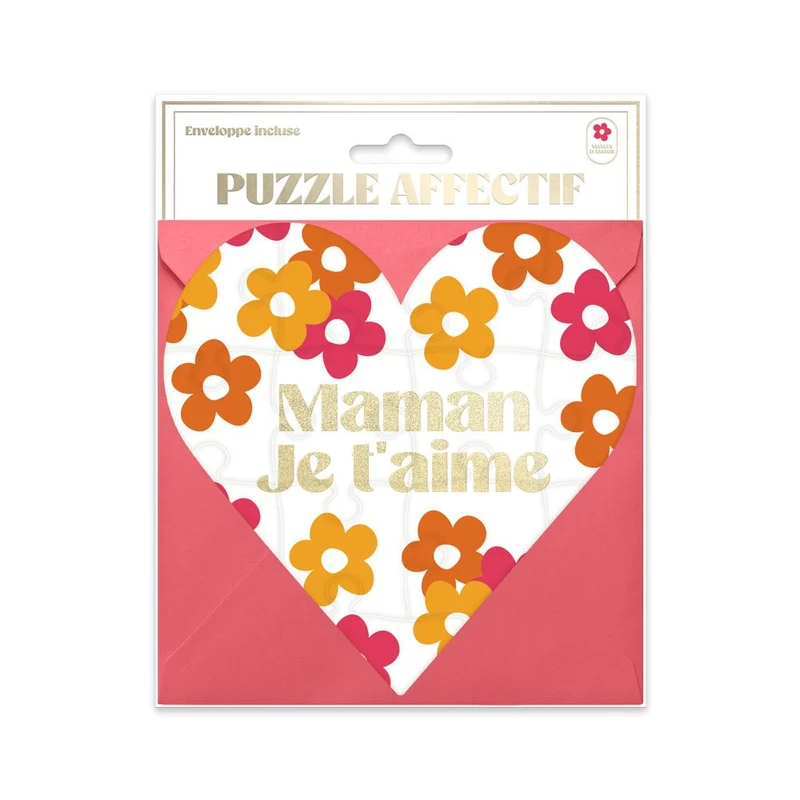 Puzzle à assembler "Maman je t'aime"