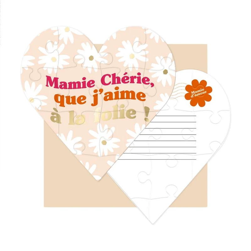 Puzzle à assembler "Mamie chérie"