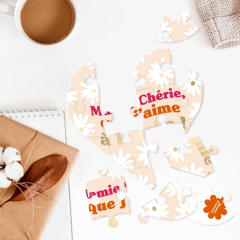 Puzzle à assembler "Mamie chérie"