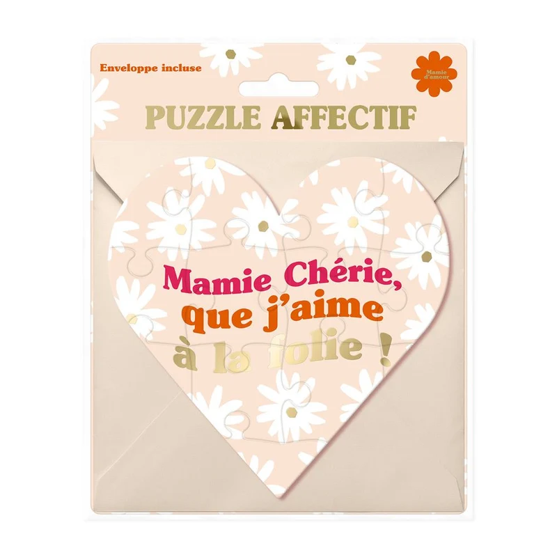 Puzzle à assembler "Mamie chérie"