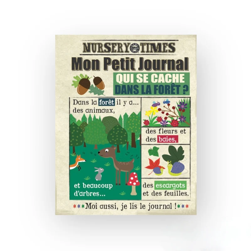 Mon journal en tissu | Dans la forêt