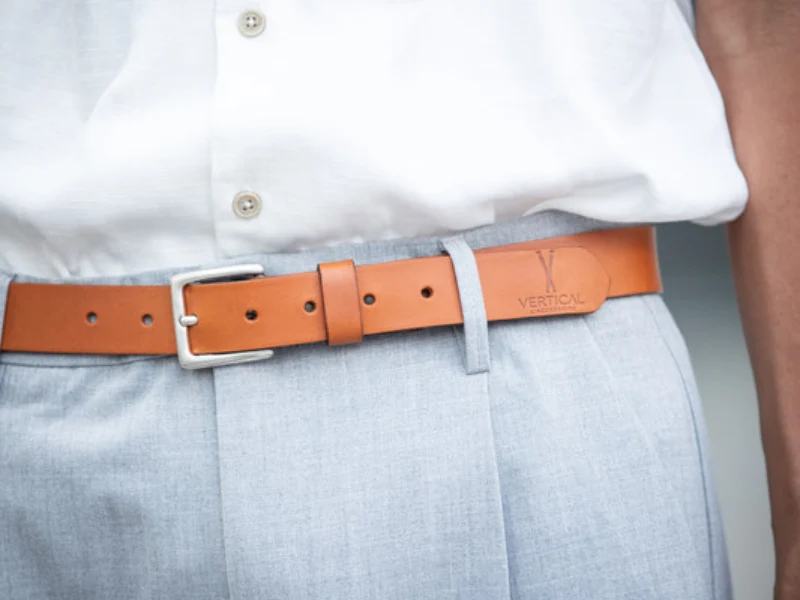 Coffret Ceinture cuir véritable + Boucle de couleur au choix