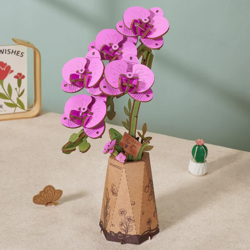 Puzzle 3D - Purple Moth Orchid