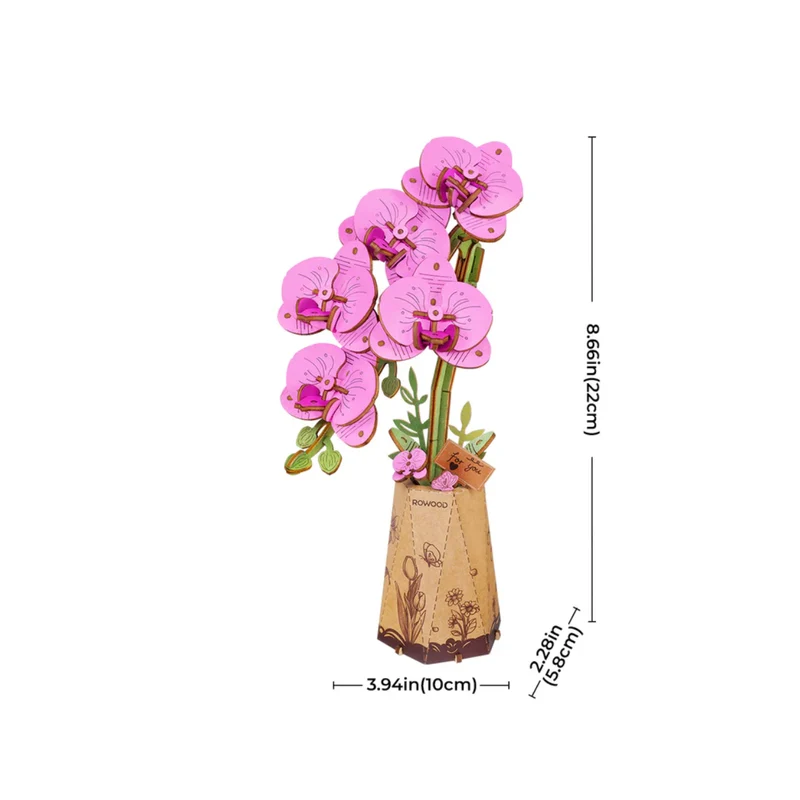Puzzle 3D - Purple Moth Orchid