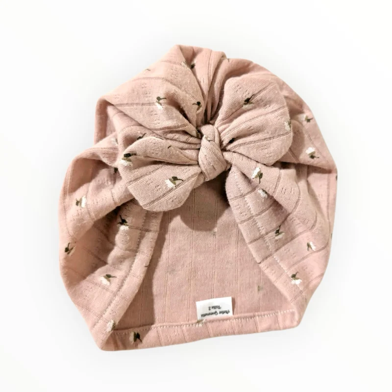Turban | Rose fleurs