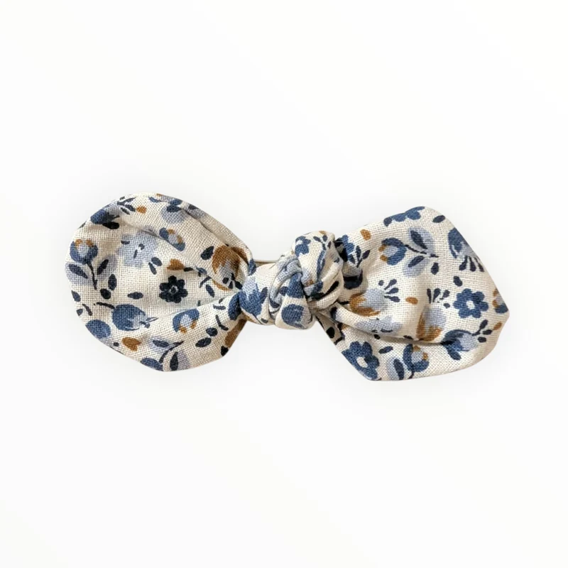 Barrette | Fleurs bleues