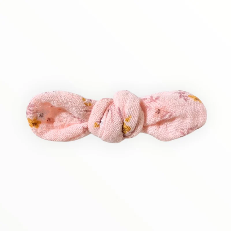 Barrette | Fleurs rose