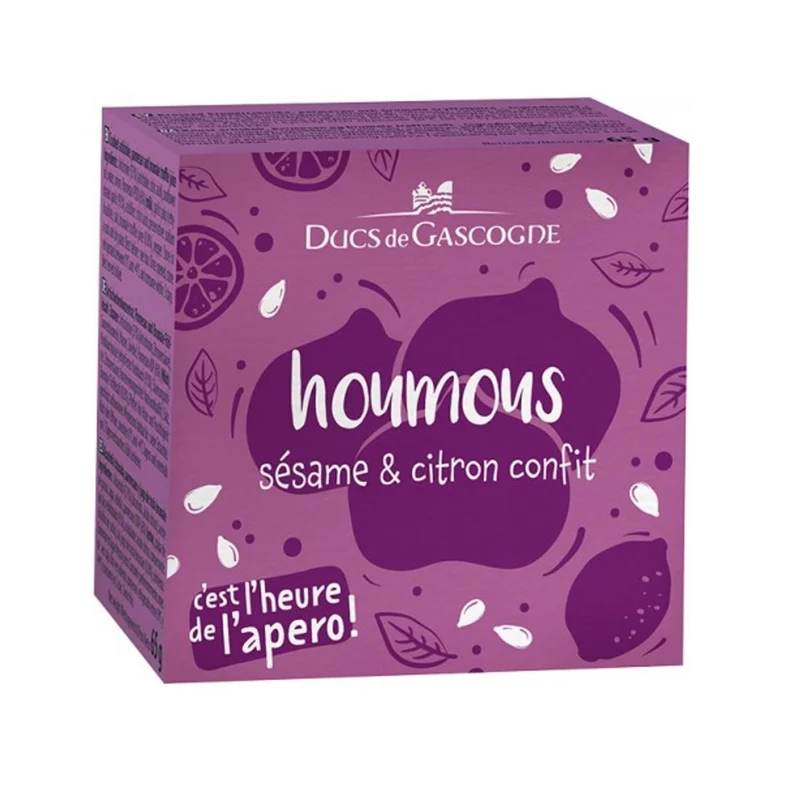 Houmous au sésame & citron confit
