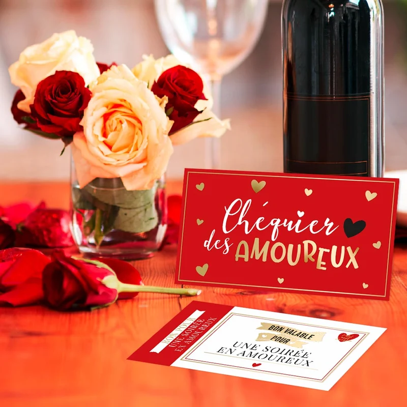 Chéquier des amoureux - 20 bons