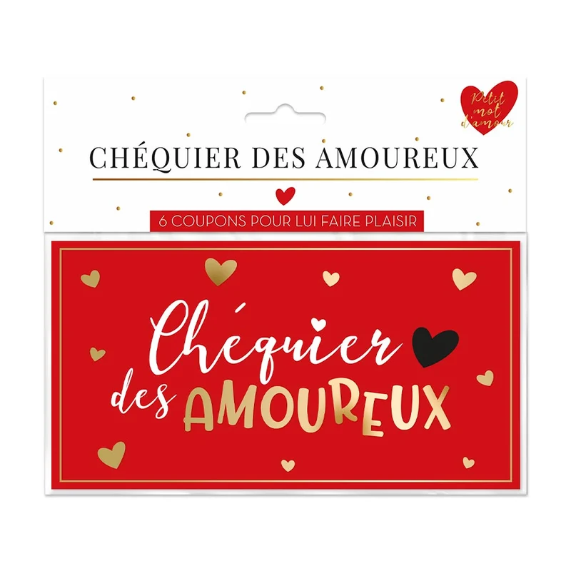 Chéquier des amoureux - 20 bons